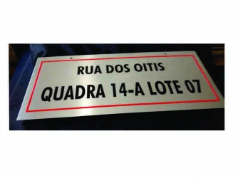 Placa de Endereço