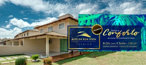 LANÇAMENTO: CONDOMÍNIO DE SOBRADOS ALTO DA BOA VISTA