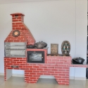[Churrasqueira Pré Moldada com Fogão e Forno]