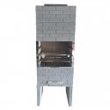 [Churrasqueira Predial 4 Espetos Tijolinho]