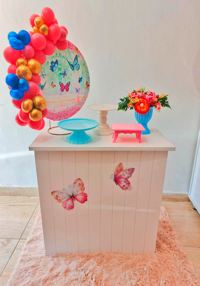 Mesa Borboleta Rose