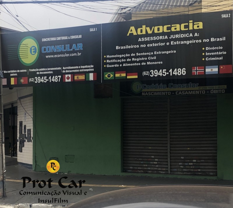 FACHADAS PARA LOJAS EM LONA