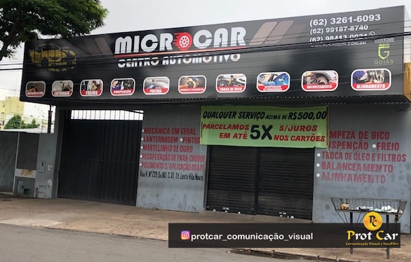 FACHADA COMERCIAL DE CENTRO AUTOMOTIVO