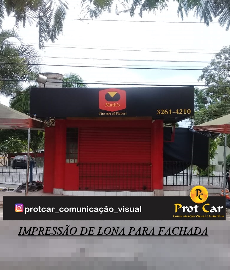 IMPRESSÃO DE LONA PARA FACHADAS