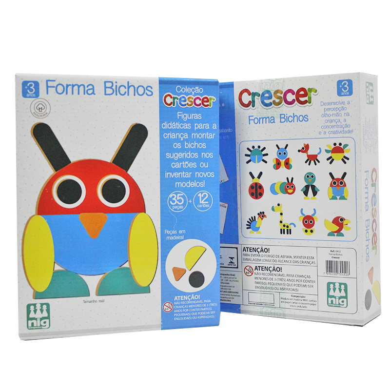 Forma Bicho - Figuras Didáticas para a Criança Montar