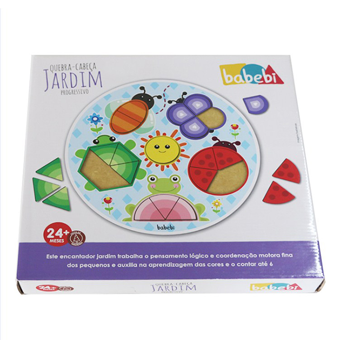 Quebra Cabeça Jardim Progressivo