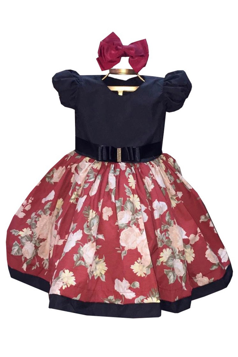 Vestido Infantil Beatriz - De 0 á 10 Anos