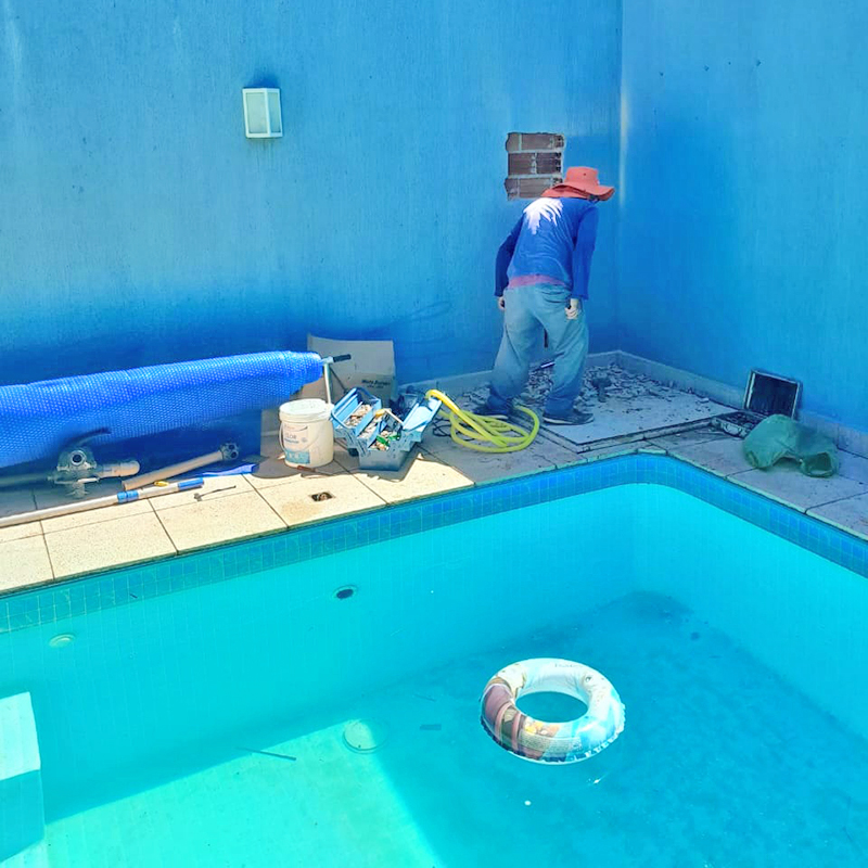 Construção, Reforma e Manutenção da Casa de Máquinas da Piscina