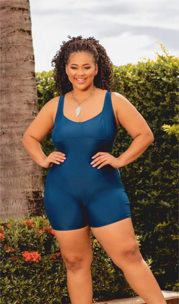 Maiô de Perninha - Biquíni Plus Size