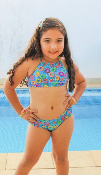 Conjunto Cropped- Biquíni Infantil