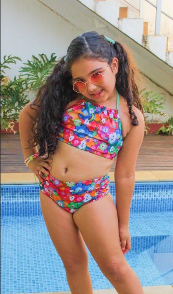 Conjunto Cropped- Biquíni Infantil