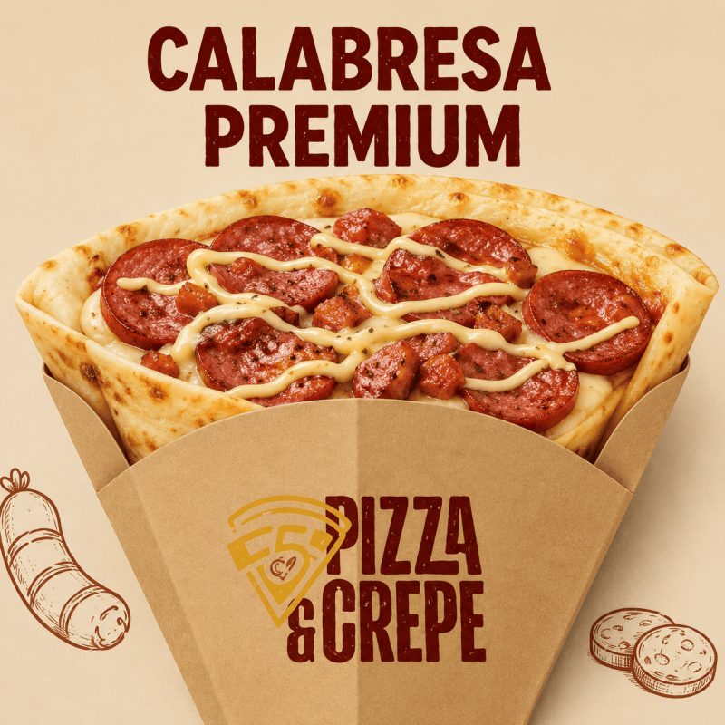Crepe Francês de Calabresa Premium