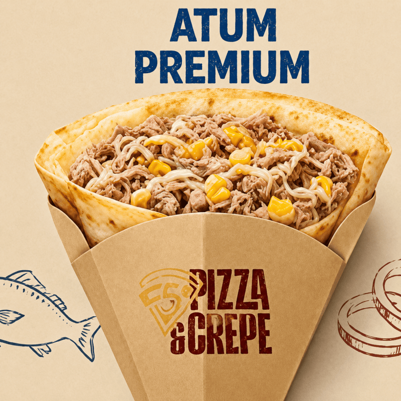 Crepe Francês Atum Premium