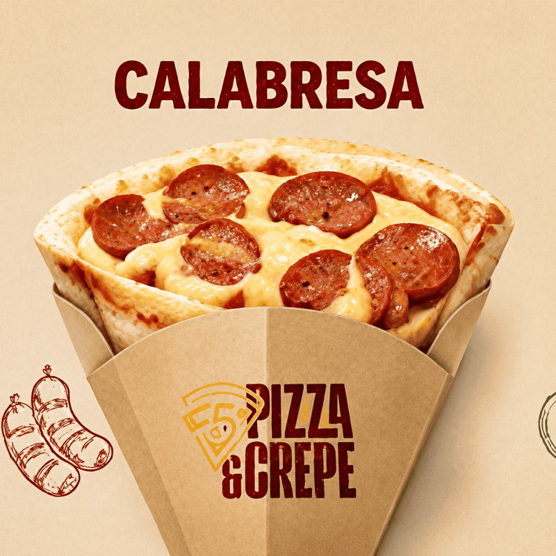 Crepe Francês de Calabresa